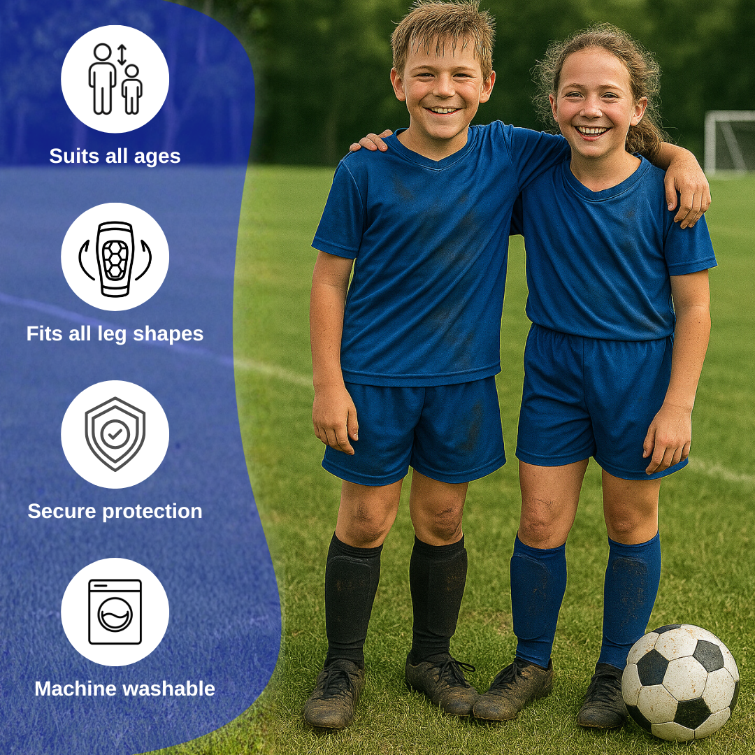 Shin Guards - No Straps, No Stress