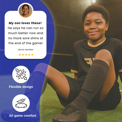 Shin Guards - No Straps, No Stress